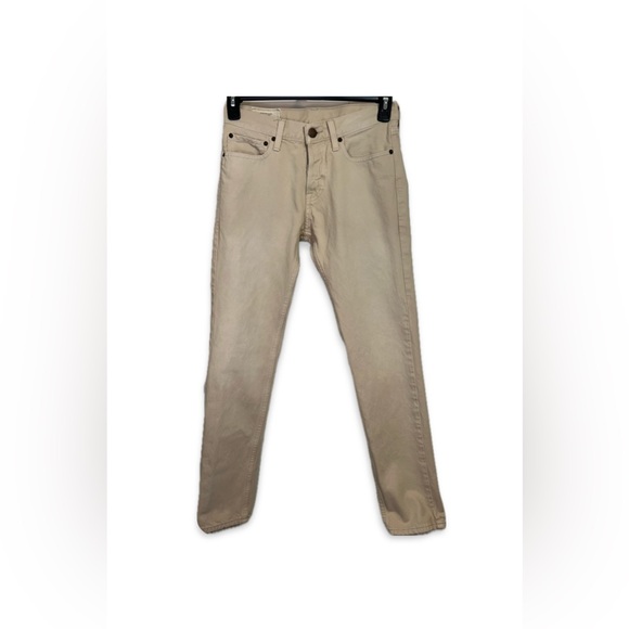 Hollister Men's Button Fly Tan Jeans Size W28 X L30 - Picture 1 of 9